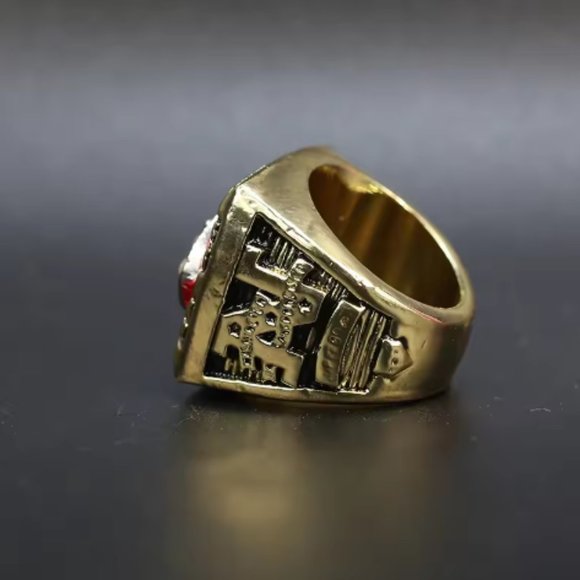 Washington Redskins Championship Ring 1983 Fan Edition Super‎ Bowl Gold Riggins - Picture 4 of 5